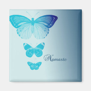 Namaste Butterflies Magnet