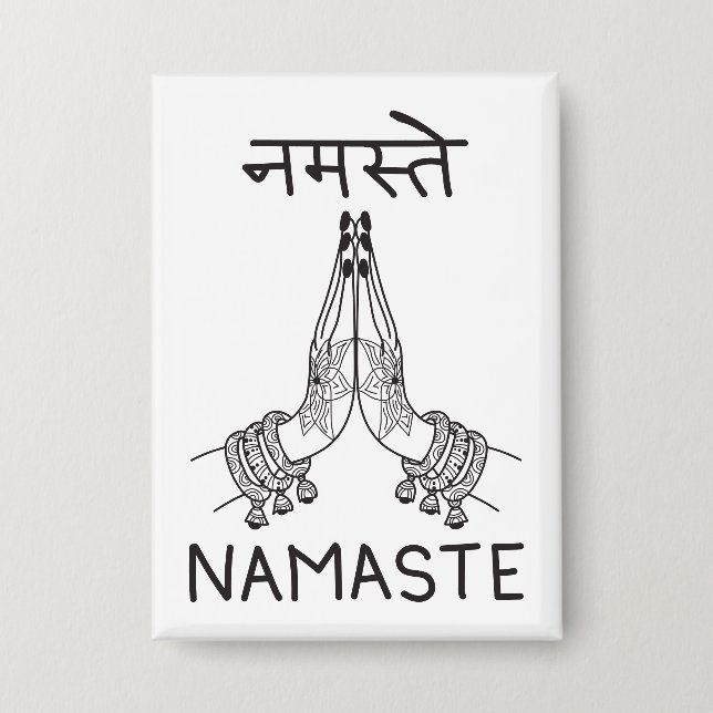 Namaste Button (Vorderseite)