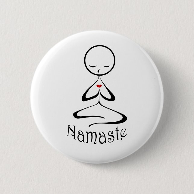 Namaste Button (Vorderseite)