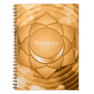Namaste Chakra Chi Spiritual Zen Personalize Notizblock