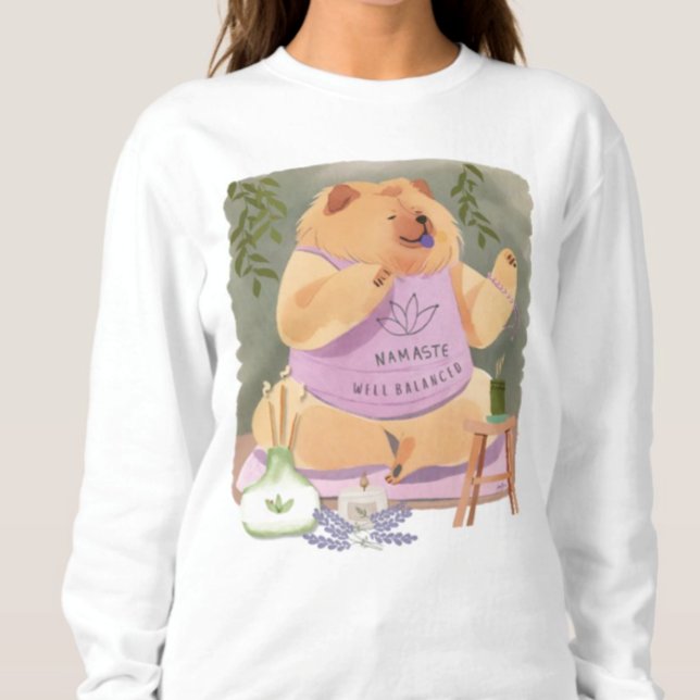 NAMASTE-CHOW-Shirt Sweatshirt (Von Creator hochgeladen)