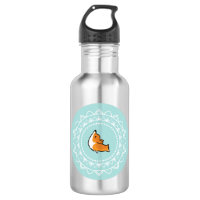 Namaste Corgi-Emblem-Wasser-Flasche