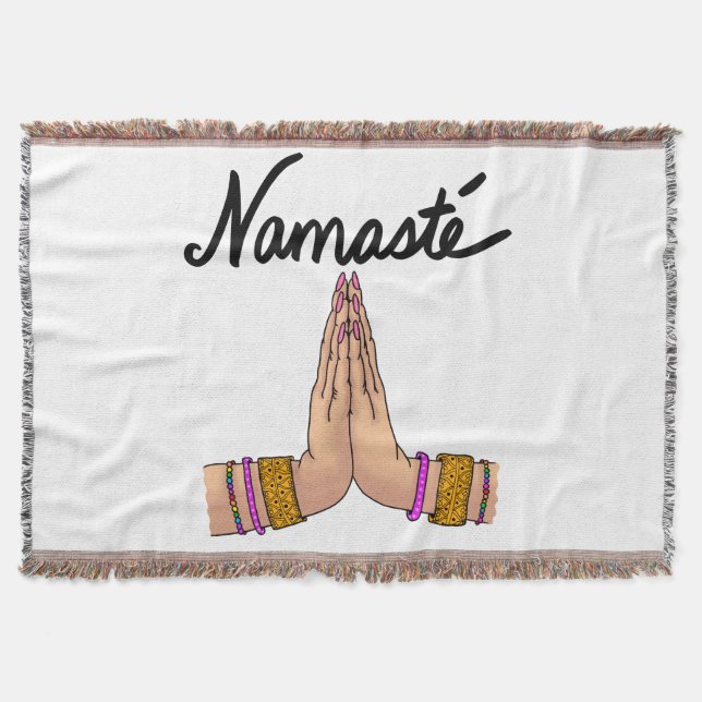 Namaste' Decke (Vorderseite)