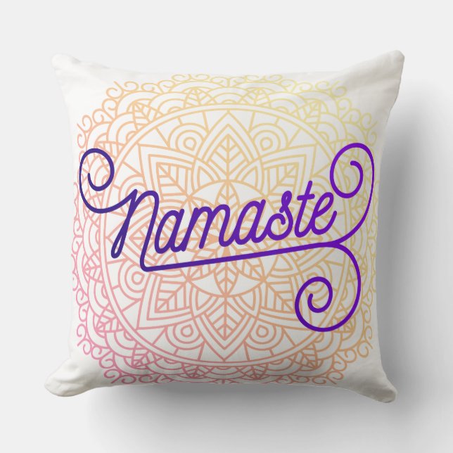 Namaste Decor Throw Pìllow Kissen (Vorderseite)