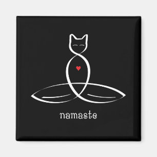 Namaste - extravaganter Arttext Magnet