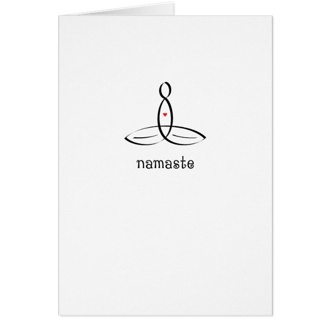 Namaste - Extravaganter schwarzer Stil (Vorne)