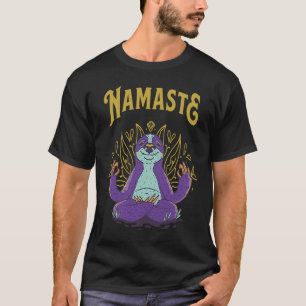 Namaste Faultier Yoga Meditation und süße Workout- T-Shirt