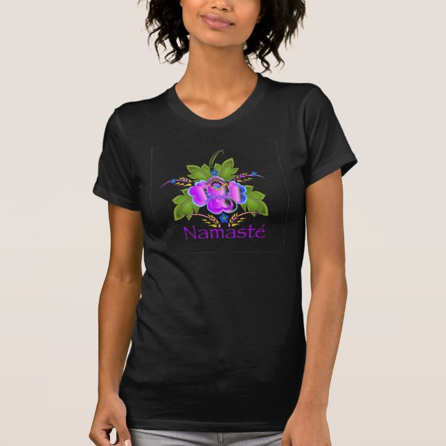 Namaste Floral T-Shirt (Vorderseite)