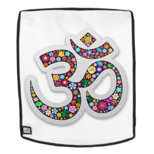Namaste Floral Yoga-Symbol Rucksack