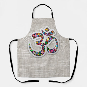 Namaste Floral Yoga-Symbol Schürze
