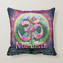 Namaste Friedenssymbol Kissen