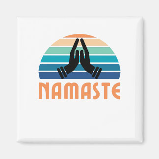 Namaste: Friedliche Stäbe Magnet