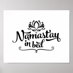 Namaste Funny Zitat KUSTOMIZABLE Poster