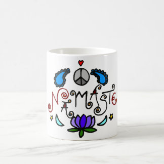Namaste Gekritzel Tasse