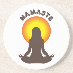 Namaste Getränkeuntersetzer