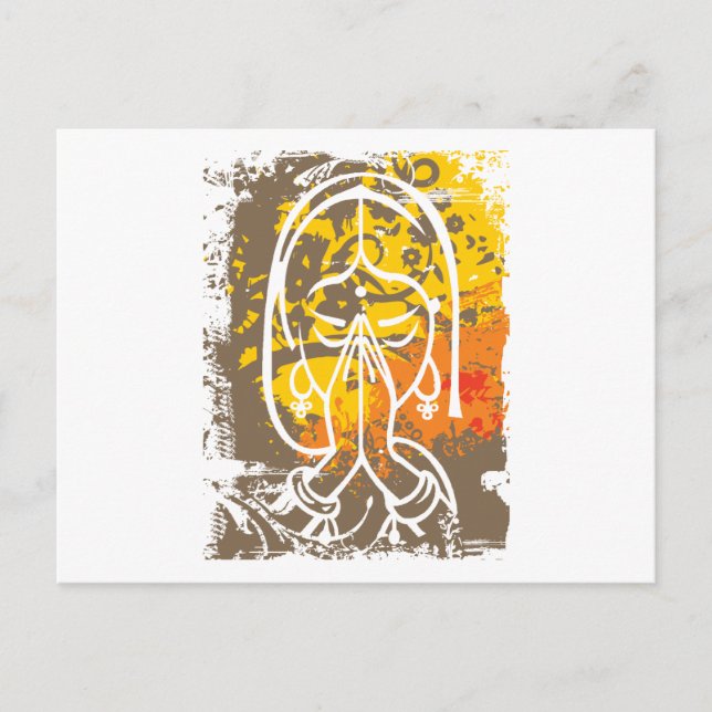 Namaste Gift Postkarte (Vorderseite)