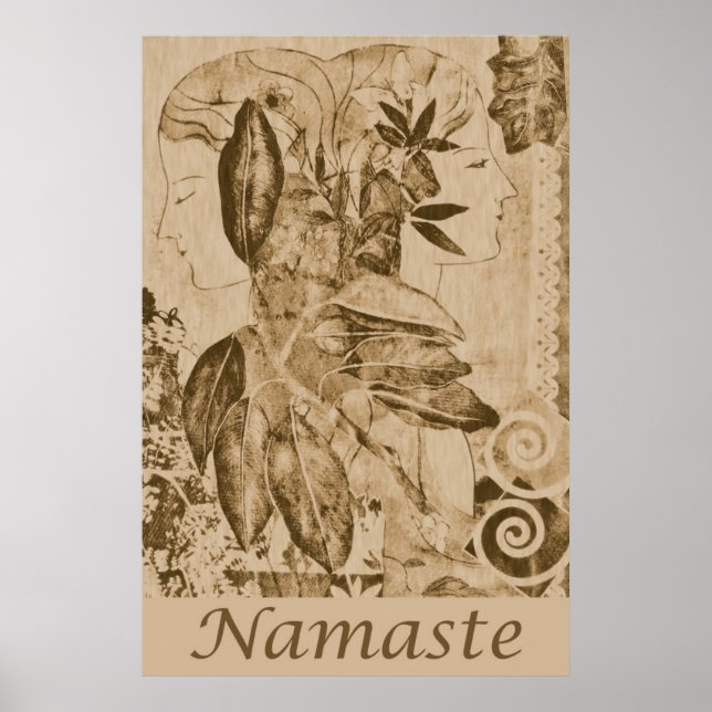Namaste Goddesses Lithograph 24" x 36" Poster (Vorne)