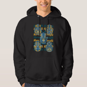 Namaste Hamsa Hand Religion Yoga Hinduismus Fatima Hoodie
