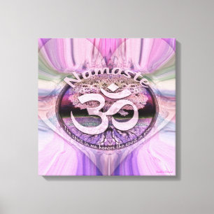Namaste Heart Leinwanddruck