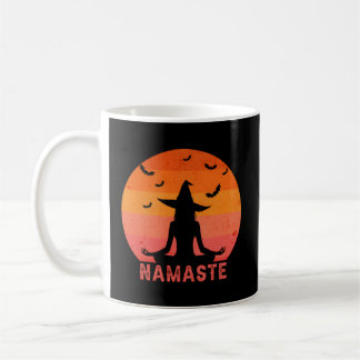 Namaste Hexen Halloween Yoga Hexe Kaffeetasse