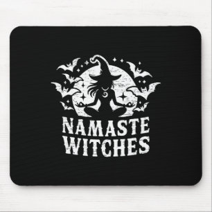 Namaste Hexen Yoga Halloween Meditation Mousepad