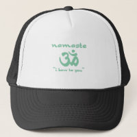 Namaste - I bow to you (in green)
