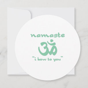 Namaste - Ich beuge mich Ihnen Einladung