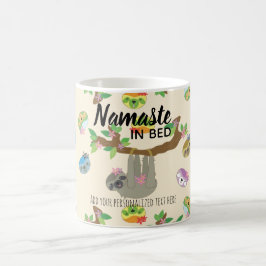 NAMASTE IM BETT Niedlich LANGSAME Yoga TASSE Perso