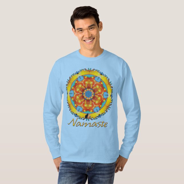 Namaste Kaleidoskop T-Shirt (Vorne ganz)