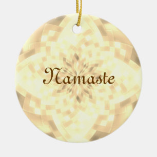 Namaste Keramikornament