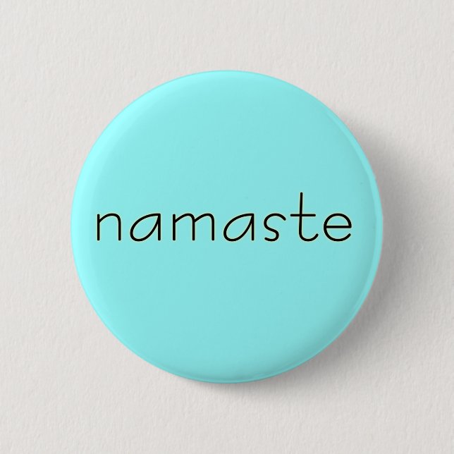 namaste Knopf Button (Vorderseite)
