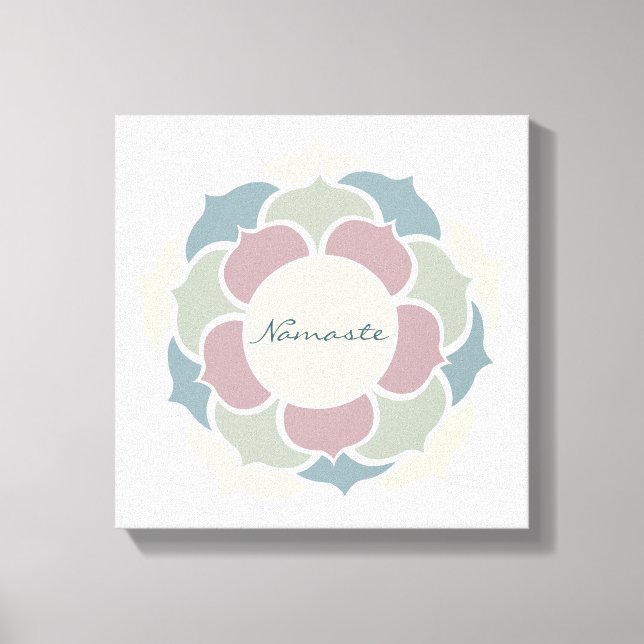 Namaste Leinwanddruck (Vorderseite)