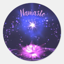 Namaste Lila Crystal Lotus Bright Star
