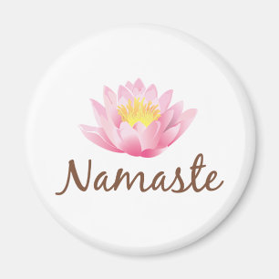 Namaste Lotos-Blumen-Yoga Magnet
