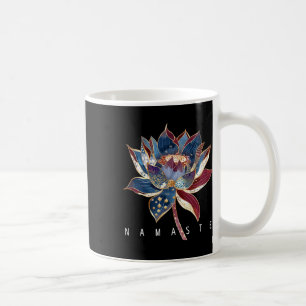 Namaste Lotosblume Zen Buddhismus Yogi Buddhist Bu Kaffeetasse