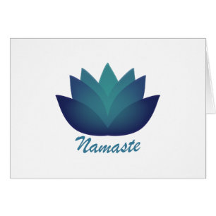 Namaste Lotus-Blume