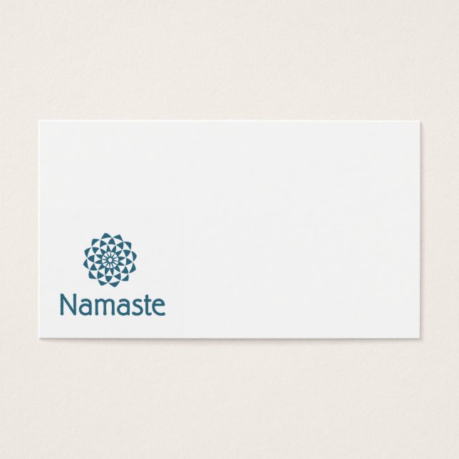 Namaste Lotus-Blume (Vorderseite)