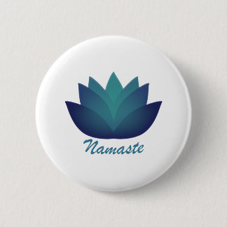 Namaste Lotus-Blume Button
