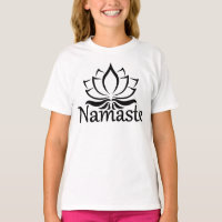 Namaste Lotus Blume Yoga Meditation Buddhist