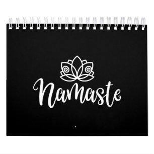 Namaste Lotus Design für Yoga Liebhaber Kalender