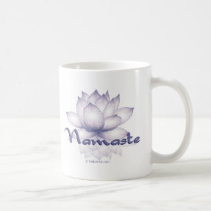 Namaste Lotus Lavendel Tasse