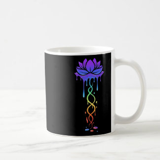 Namaste Lotus Meditation Yoga Tröpfeldesign Kaffeetasse