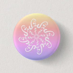 Namaste Mandala Button