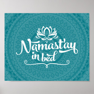 Namaste Mandala Funny Zitat KUSTOMIZABLE Poster