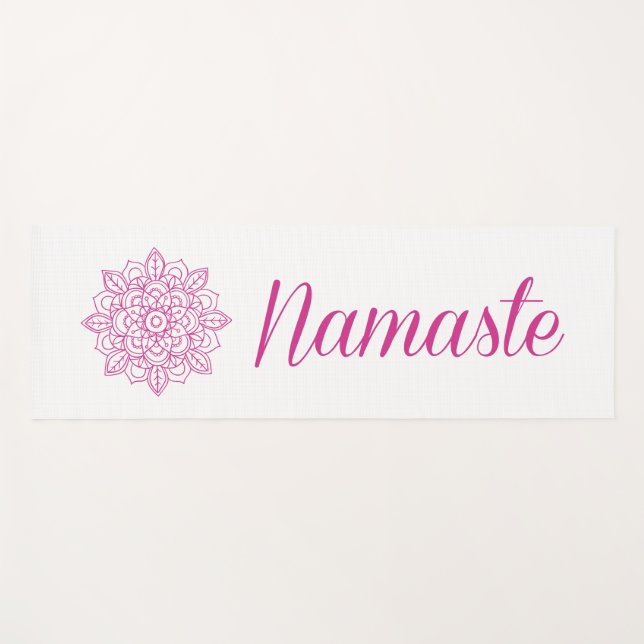 Namaste Mandala Yogamatte (Vorderseite (Horizontal))