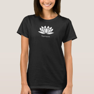 Namaste mit geistiger Lotos-Blume T-Shirt