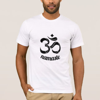 Namaste, mit hinterem Text T-Shirt