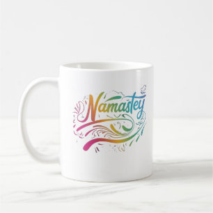 Namaste   Moderne spirituelle Meditation Yoga Kaffeetasse