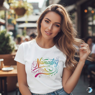 Namaste Moderne Spirituelle Meditation Yoga T - T-Shirt