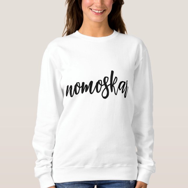 Namaste Modernes Spirituelles-Meditations-Yoga-Zit Sweatshirt (Vorderseite)